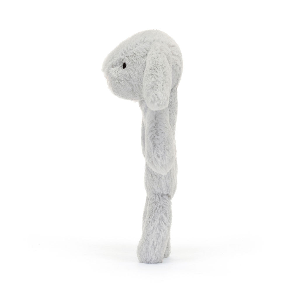 Bashful Silver Bunny Ring Rattle - Jellycat