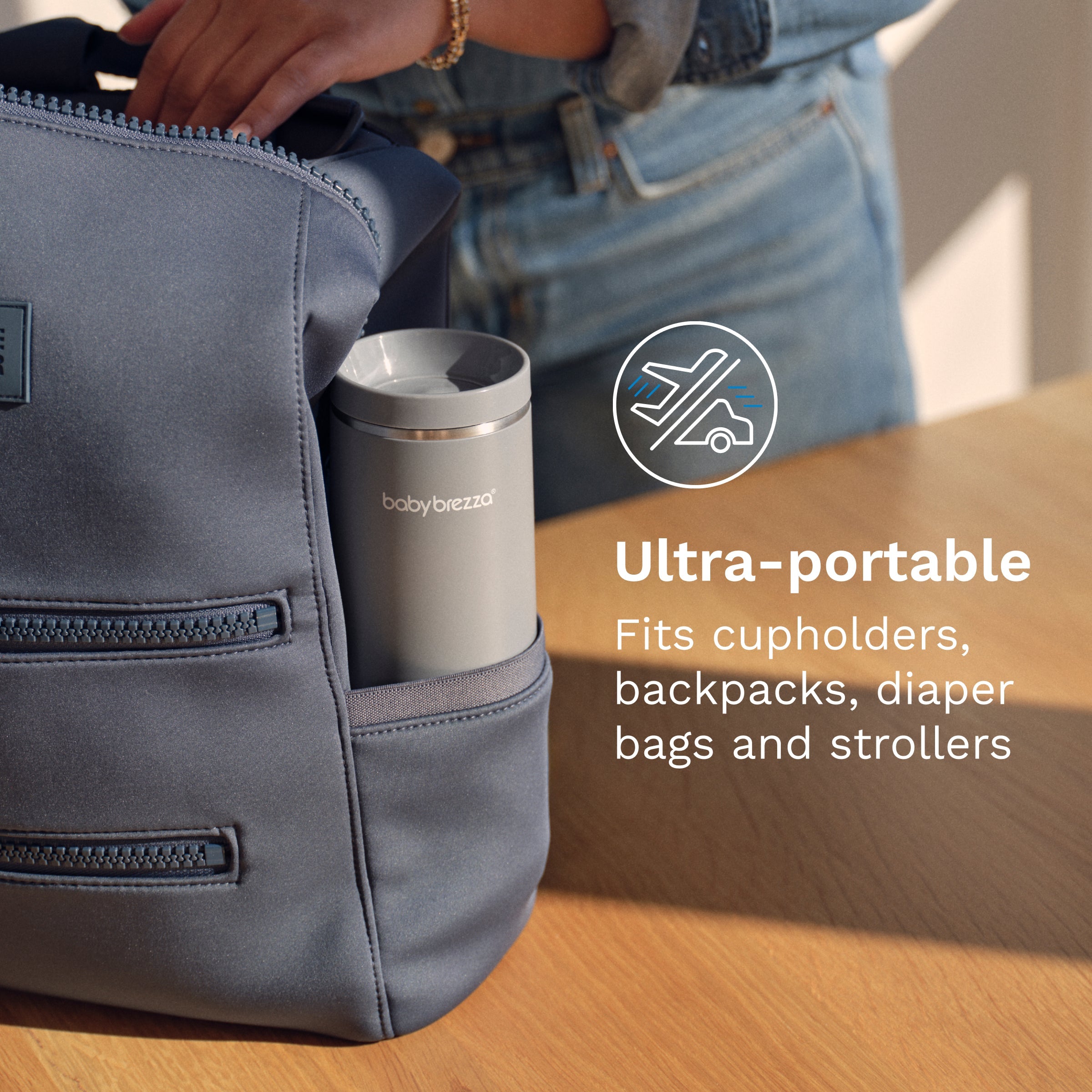 Baby Brezza Superfast Portable Bottle Warmer travel