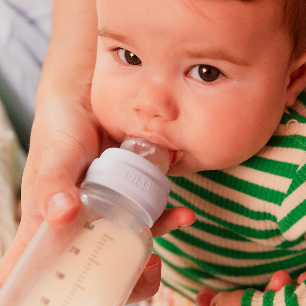 BIBS Glass Baby Bottle lifestyle