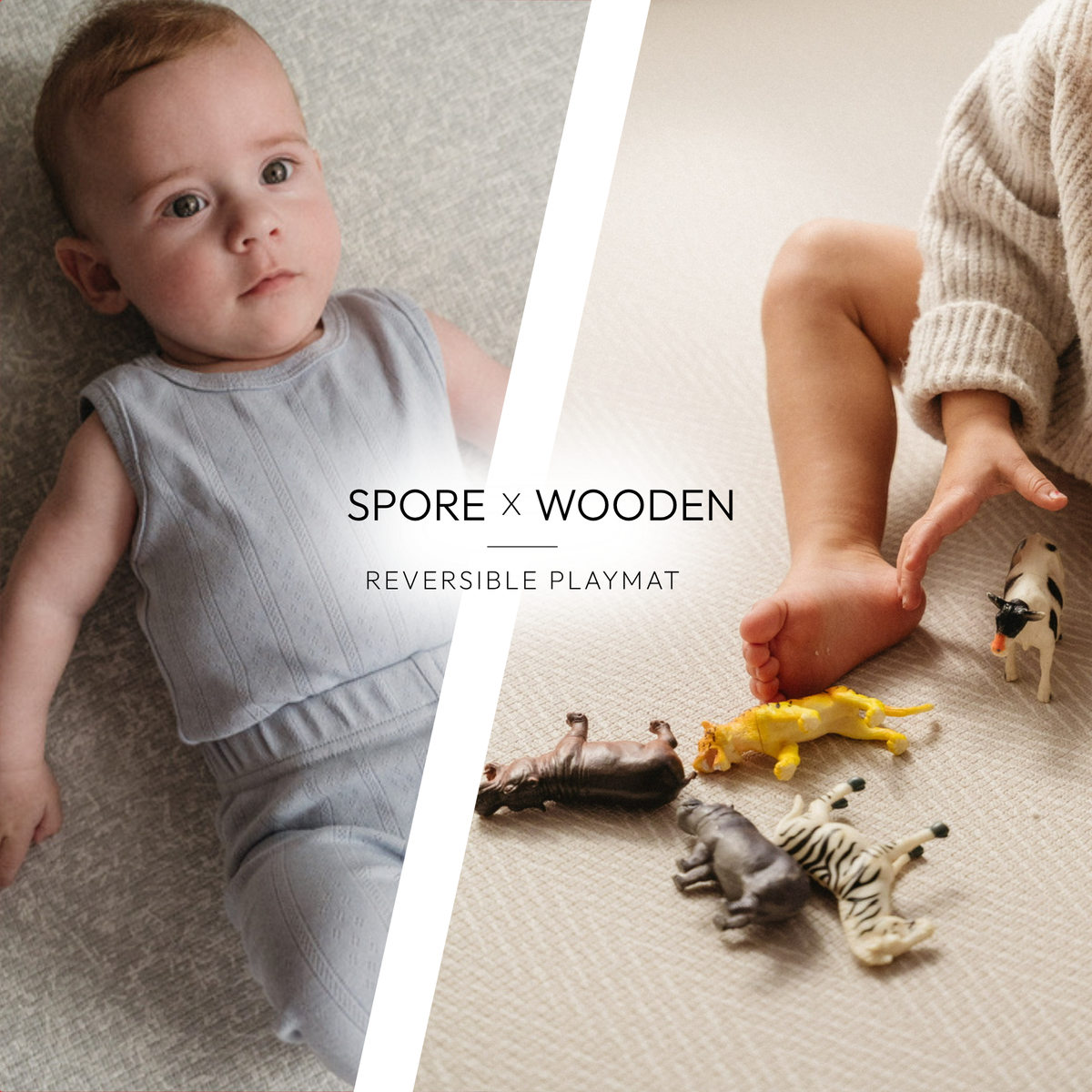 Dwinguler Reversible Playmat - Spore & Wooden
