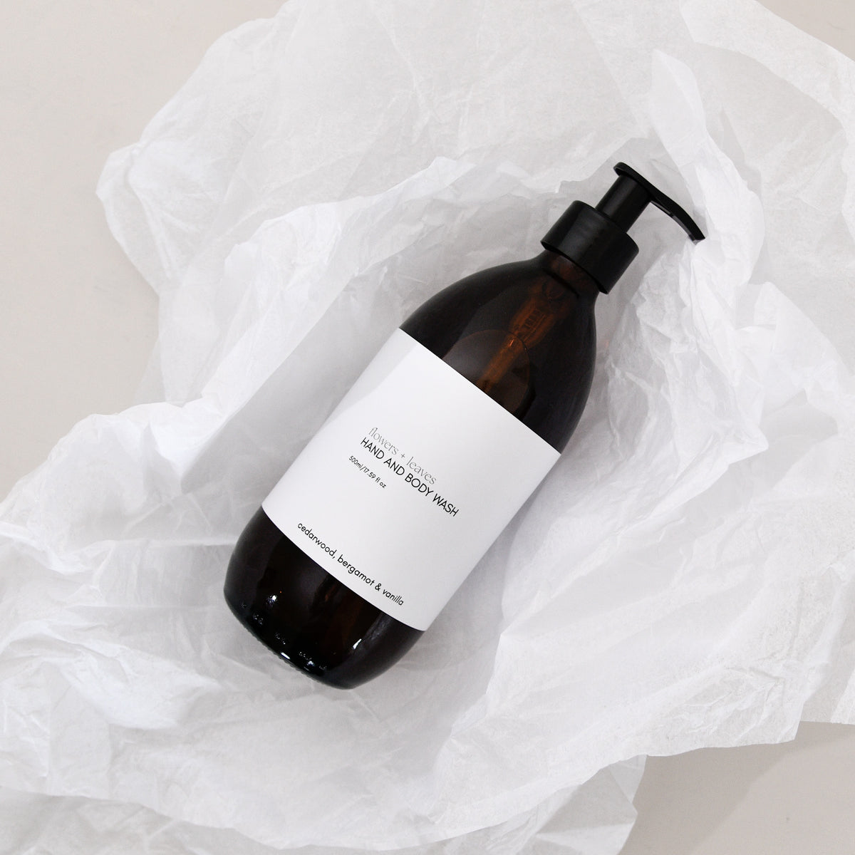 Flowers & Leaves Hand & Body Wash 500ml - Geranium & Grapefruit