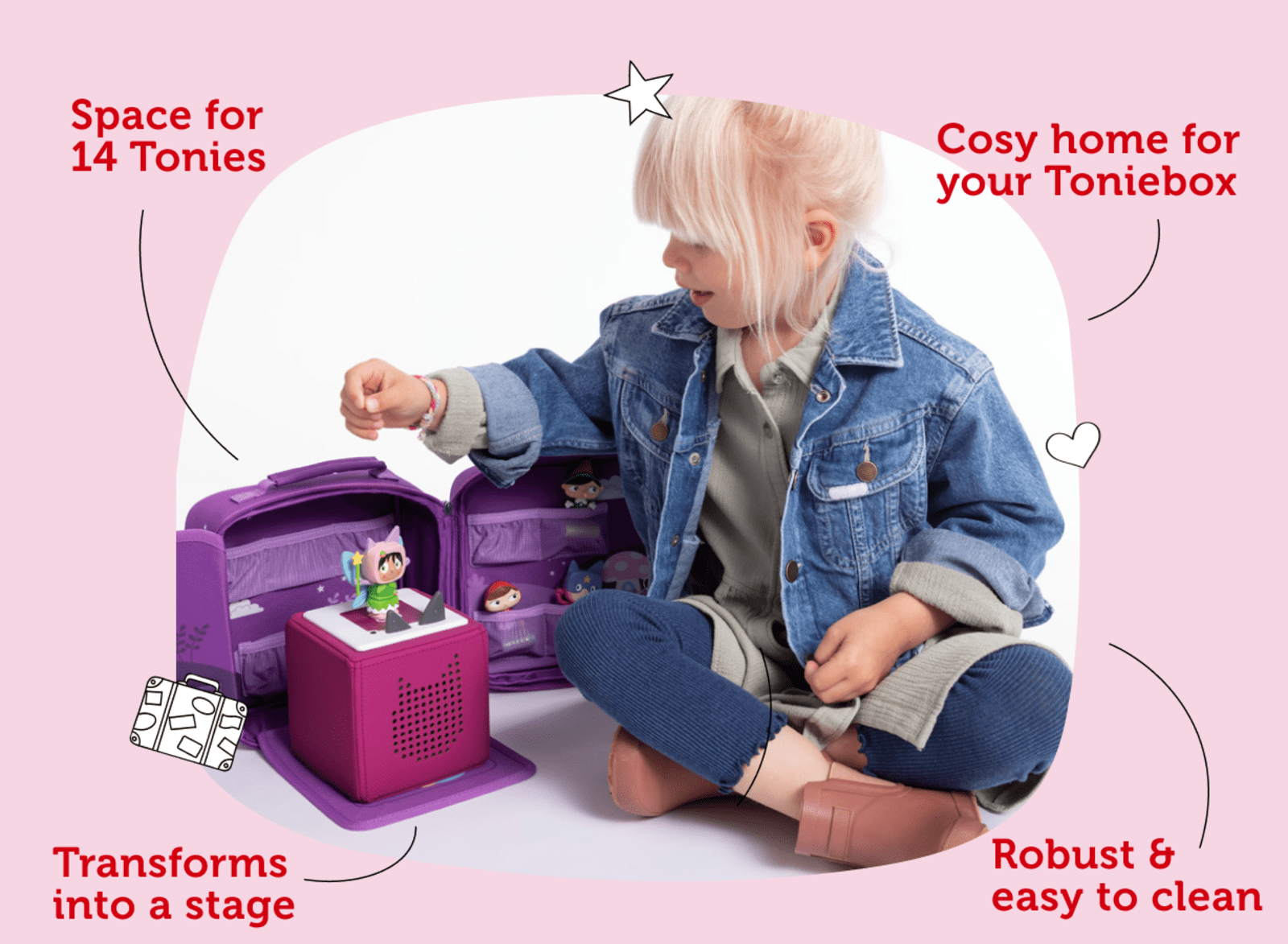 tonies Carry Case Max - Over the Rainbow