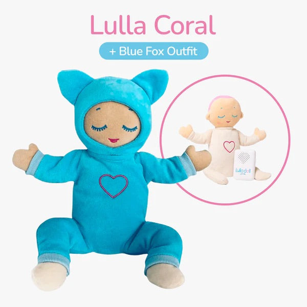 Lulla Coral + Blue Fox Outfit