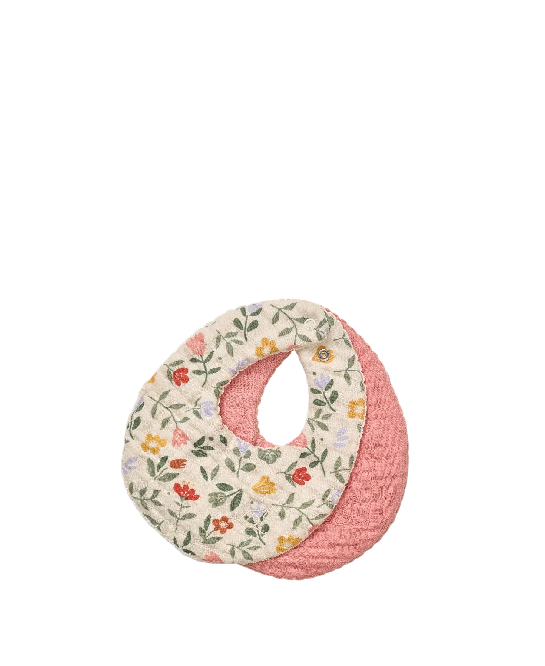Koa Bib, Flower Market/Blooming Rose