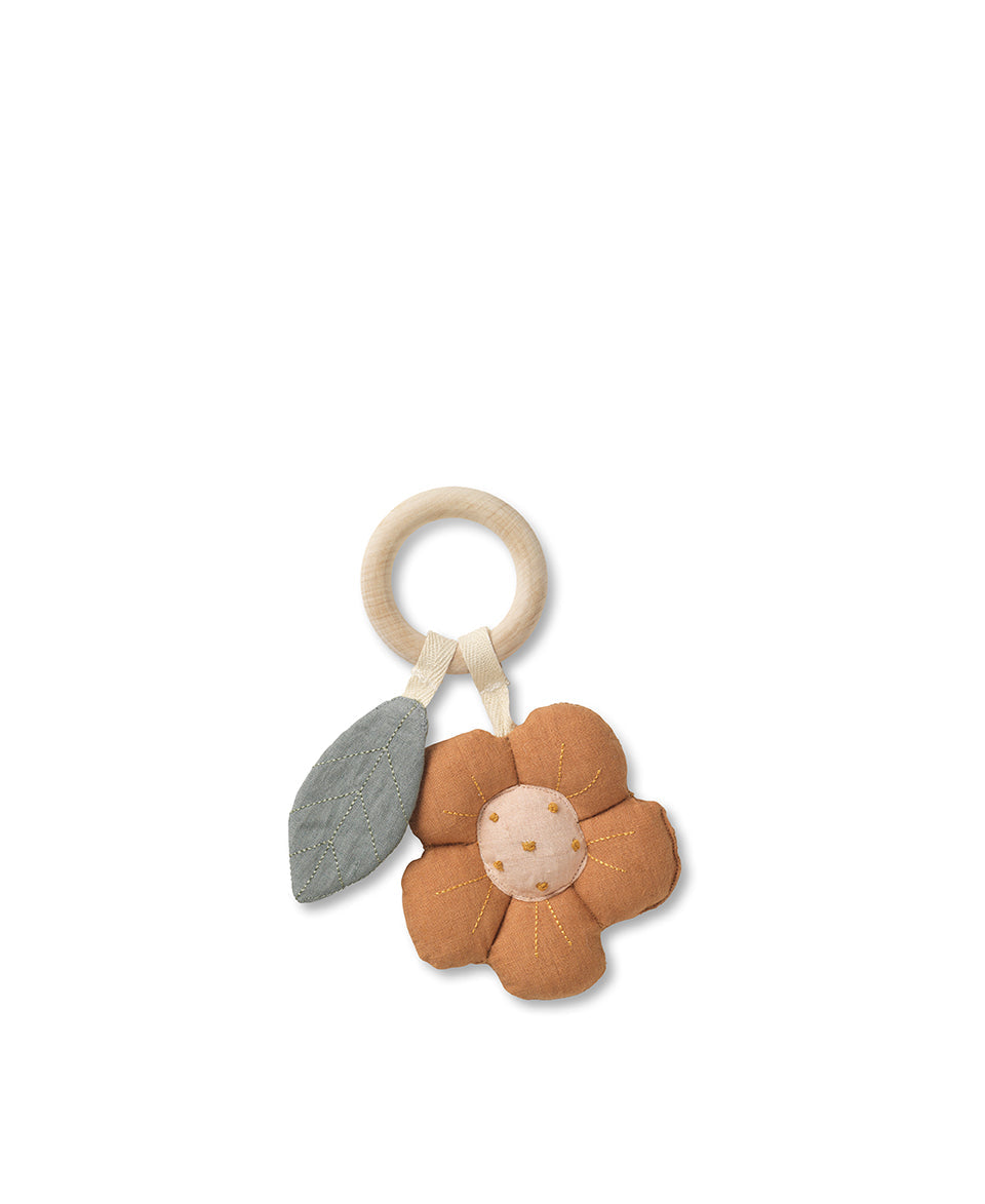 Fay Flower Rattle Teether - Bubbadue