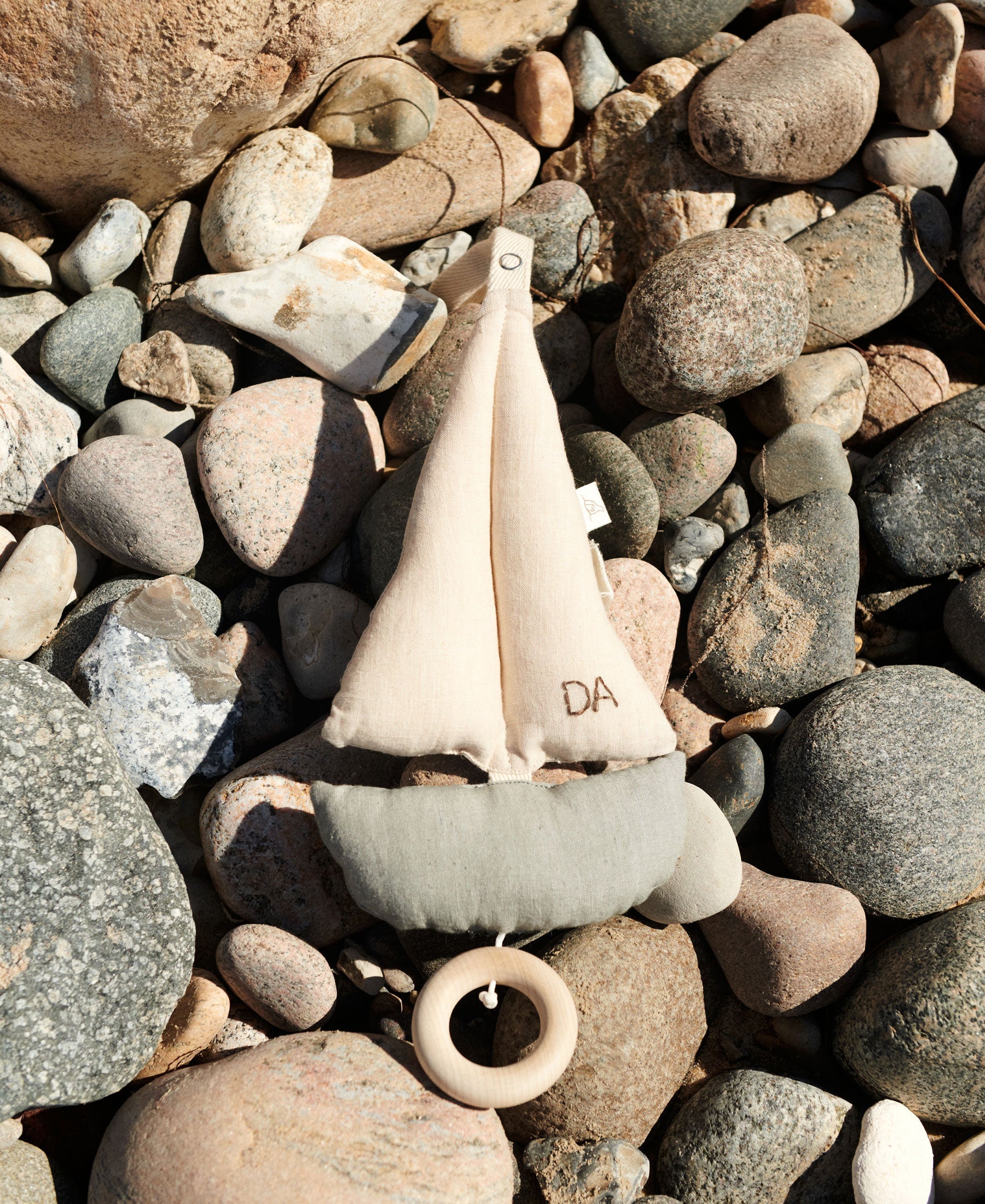 Pondus Sailboat Mobile, Blue/Off-white - Bubbadue