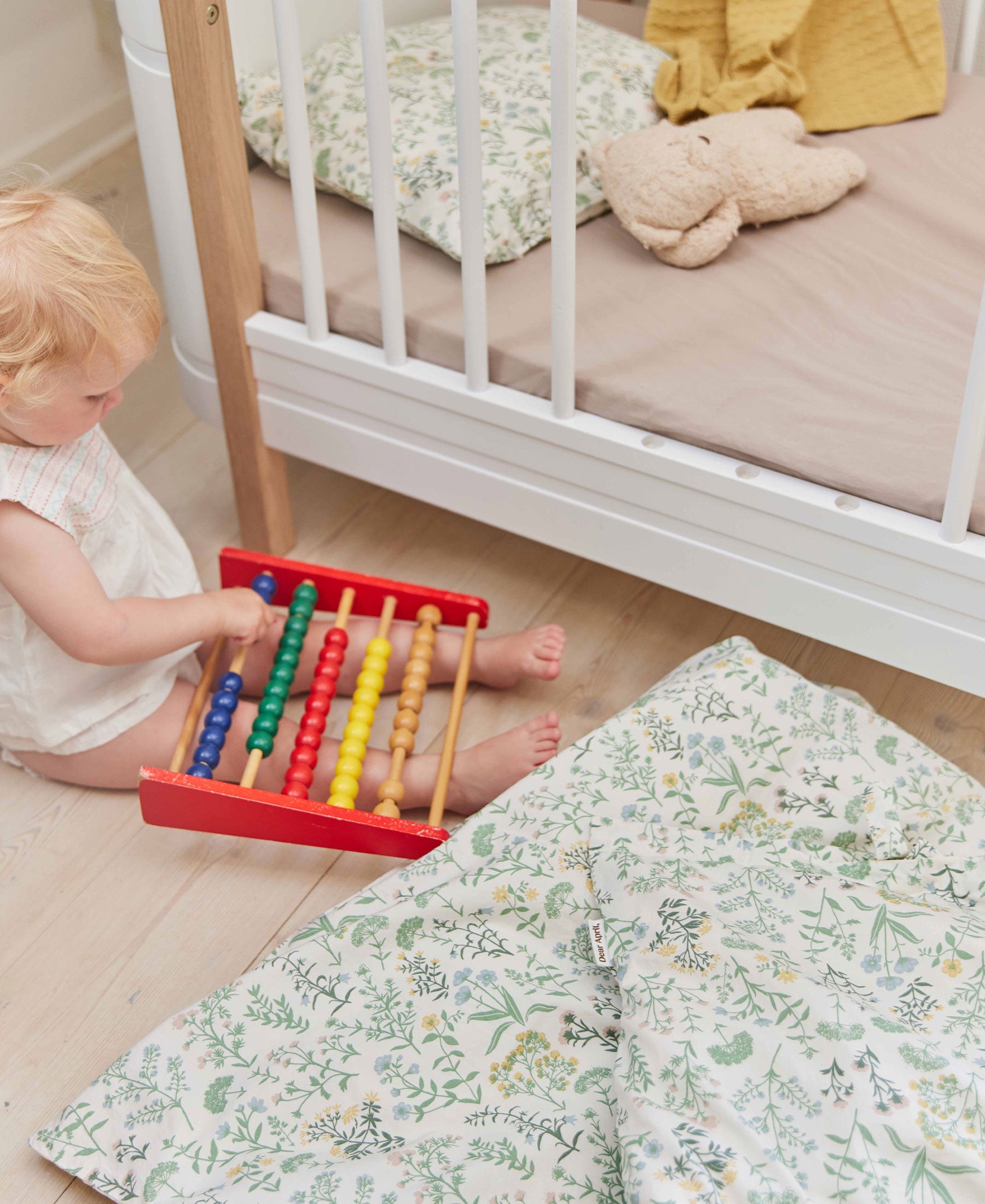 Bee Baby Bedding, Summer Flowers - Bubbadue