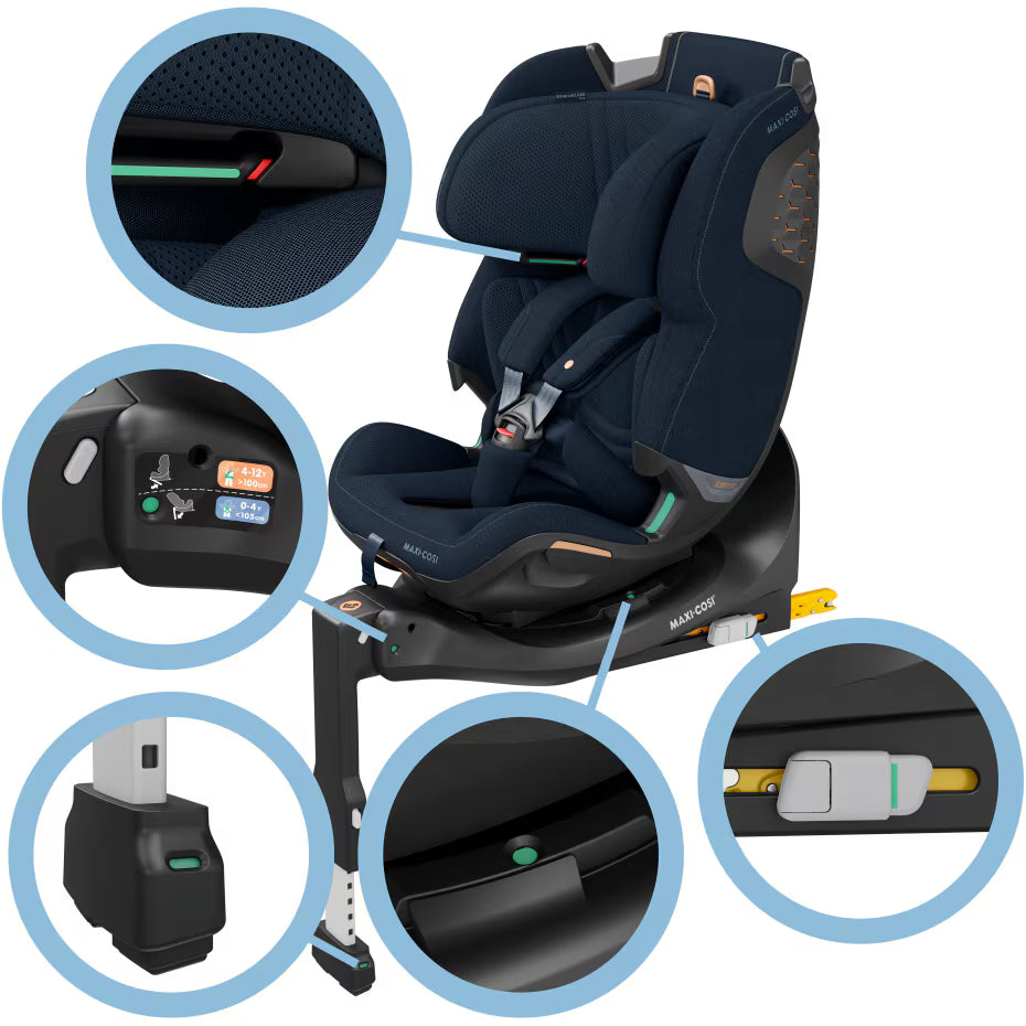 Maxi Cosi Emerald 360 Pro - Authentic Blue - Bubbadue