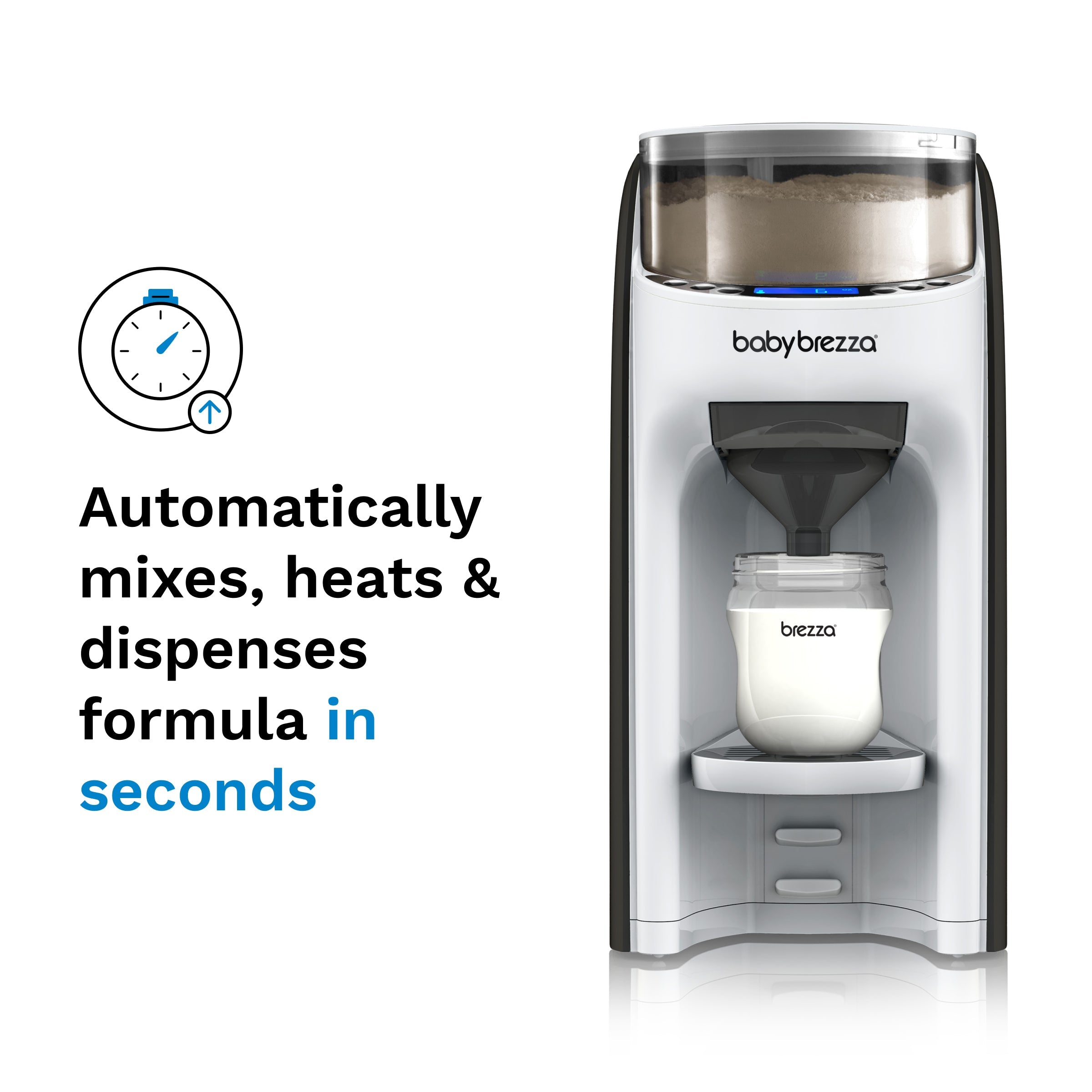 Baby Brezza Formula Pro Advanced controls and dispensing