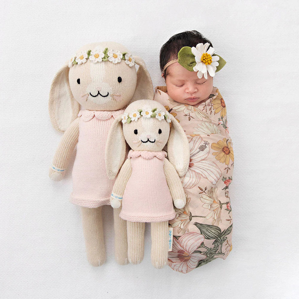 Hannah the Bunny (Peony Pink) - Cuddle + Kind - Bubbadue