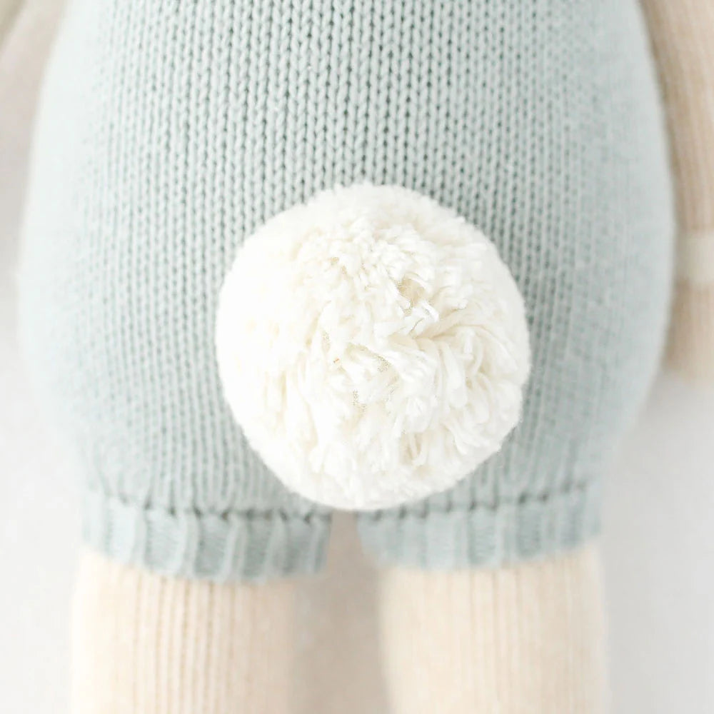 Soft plush toy of Henry the Bunny from Cuddle + Kind, featuring a gentle expression and detailed bunny design.