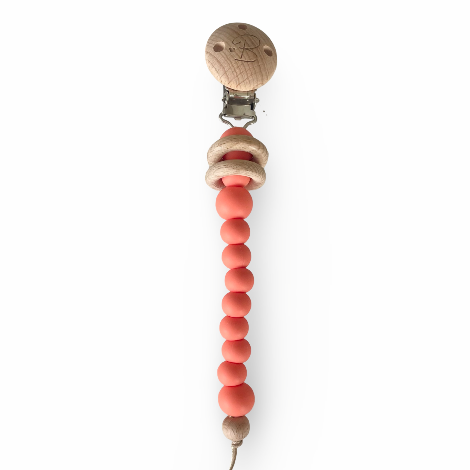 Bubbadue Baby Dummy Chains - Papaya