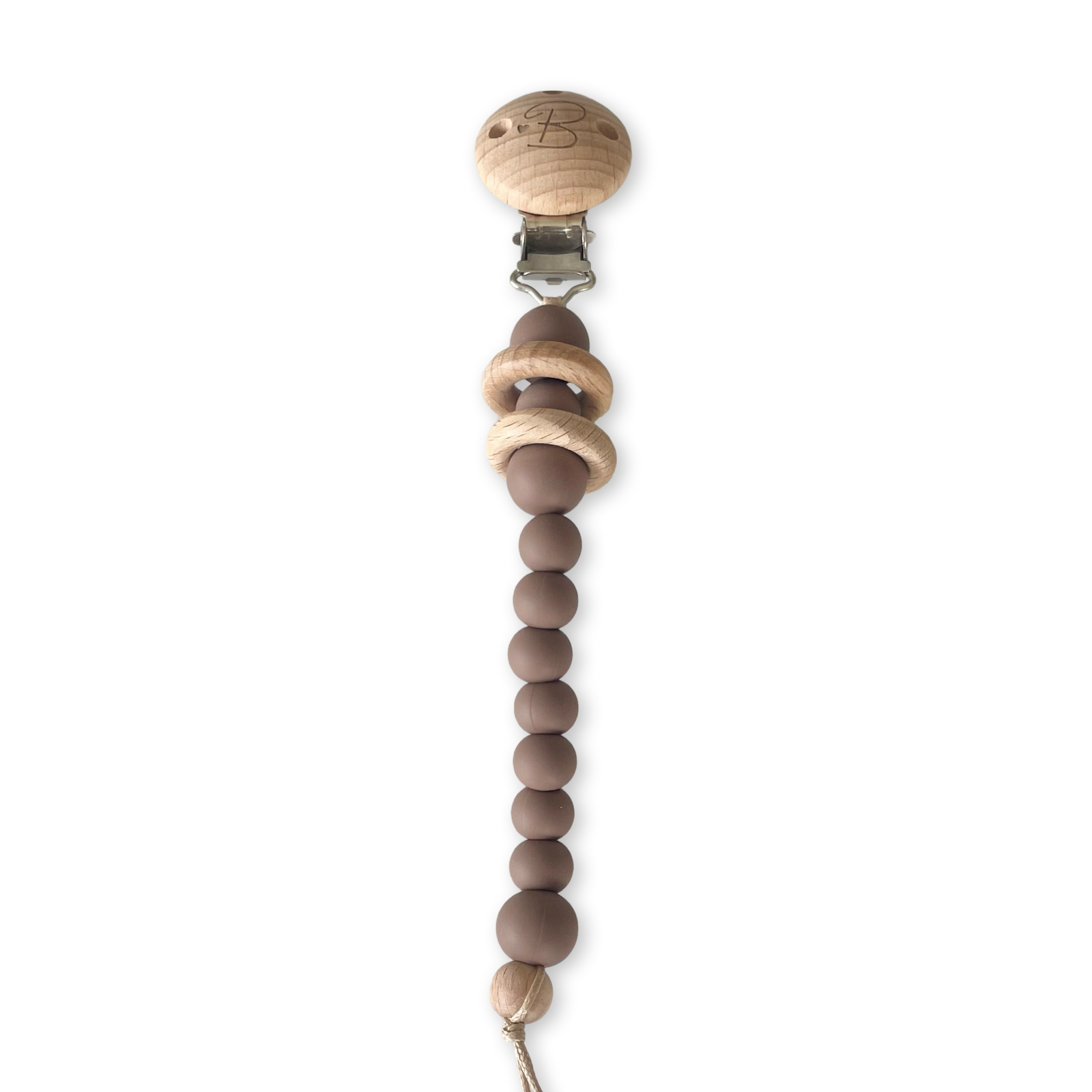 Bubbadue Baby Dummy Chains - Dark Oak