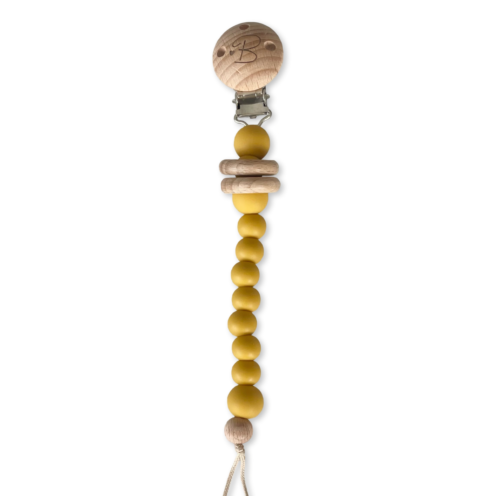 Bubbadue Baby Dummy Chains - Mustard