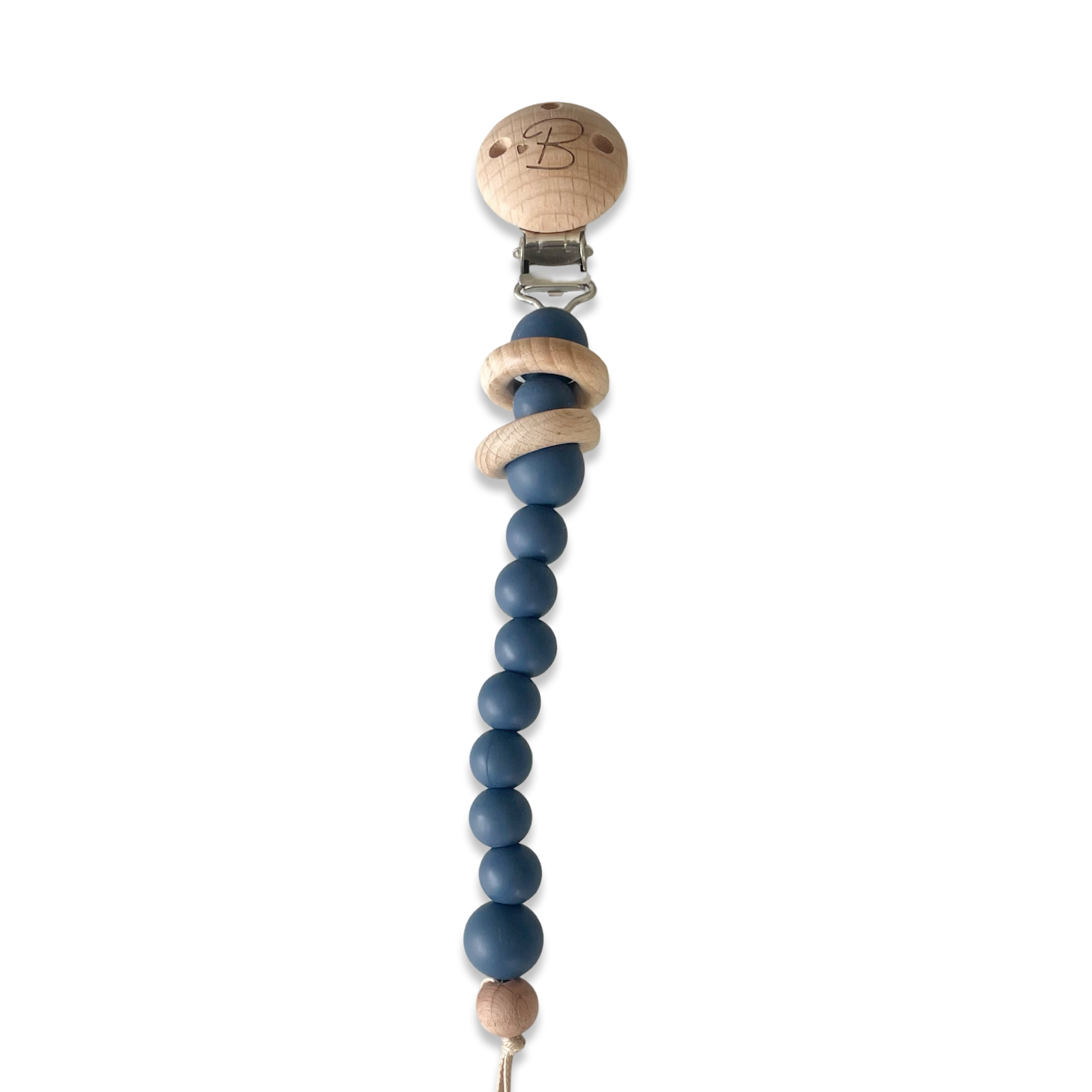 Bubbadue Baby Dummy Chains - Steel Blue