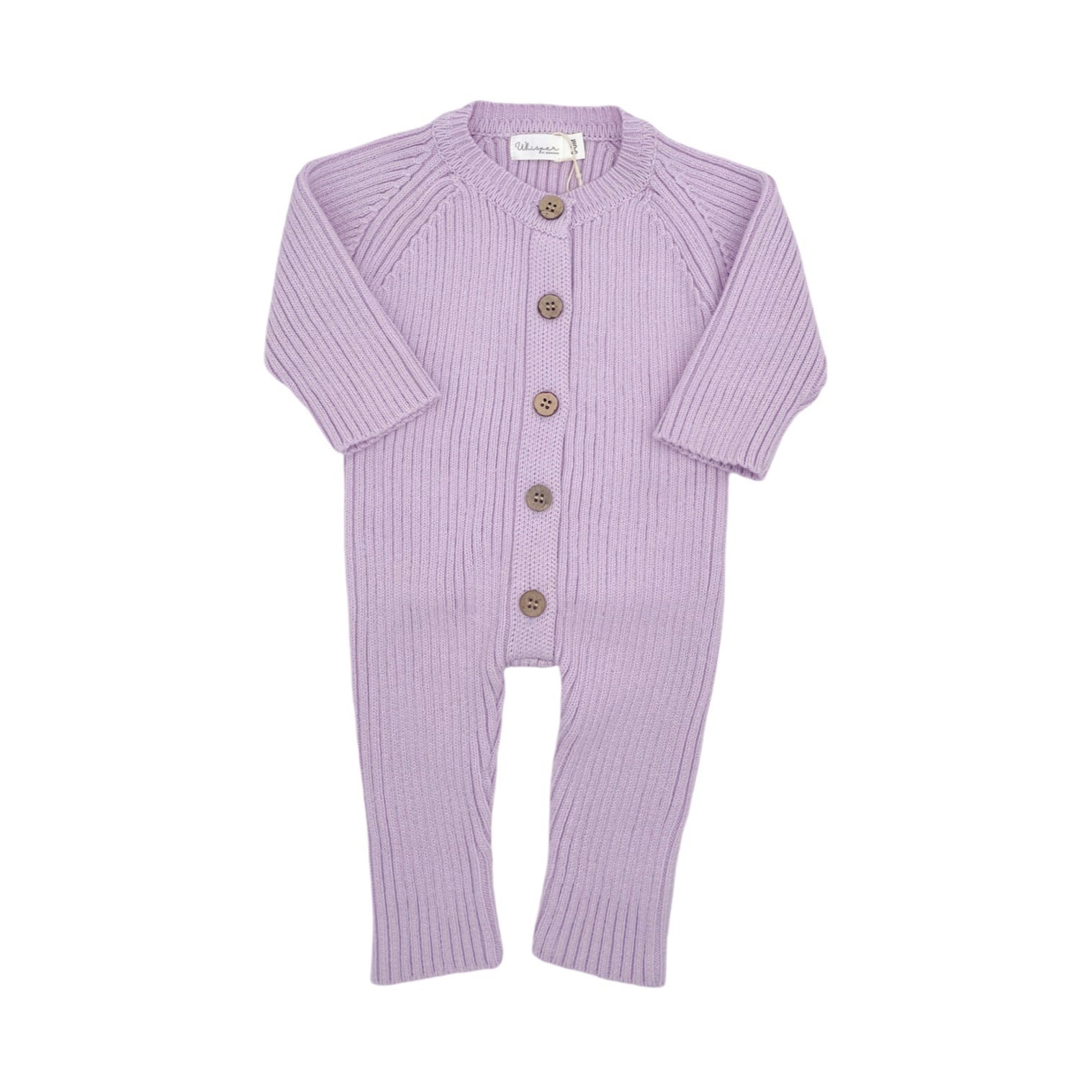 Knitted Romper (0-6 Months) - Violet Sky