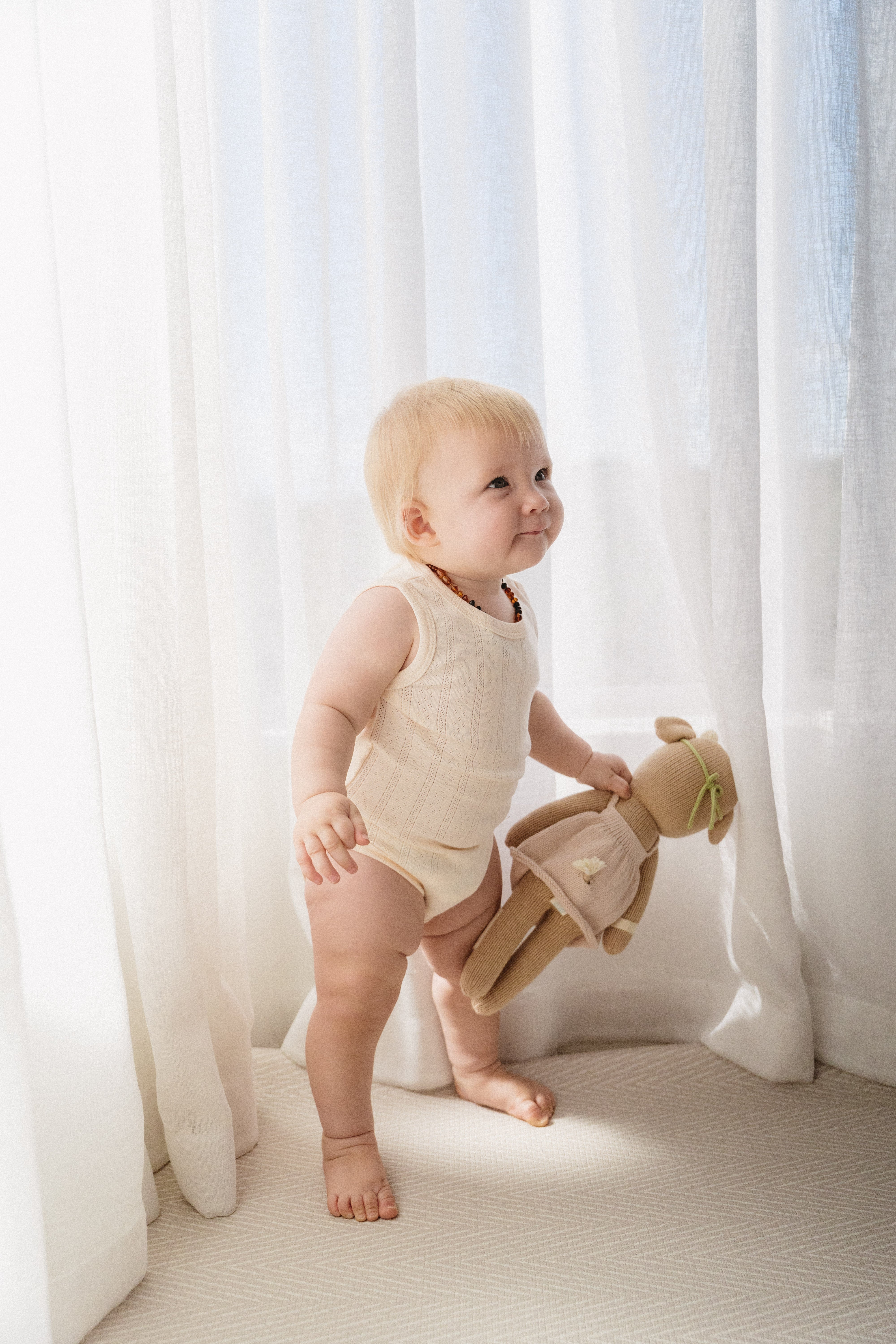 The Haven Pointelle range in Buttermilk