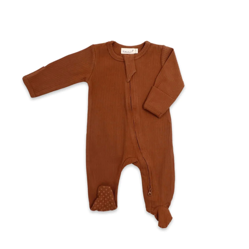 Bubbadue Ribbed Baby Rompers - Bubbadue
