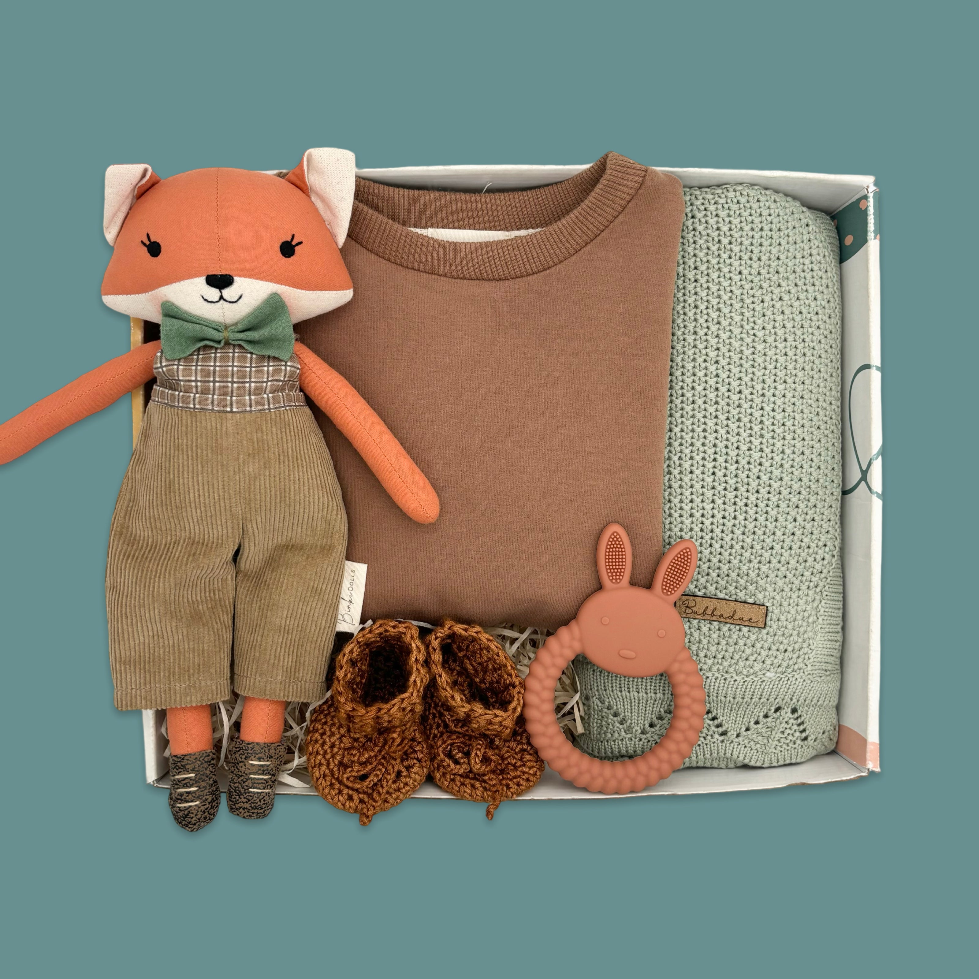 The Ferdinand Fox Box - Baby Gift Box - Bubbadue