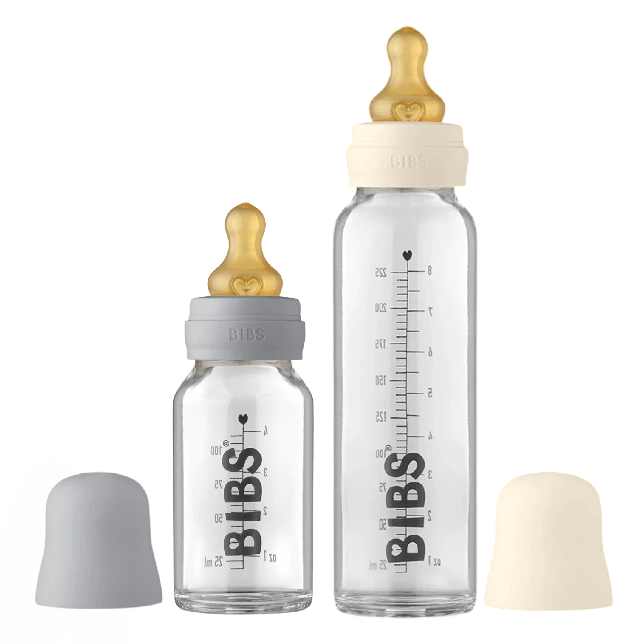 BIBS Baby Bottle Bundle - Cloud / Ivory - Bubbadue