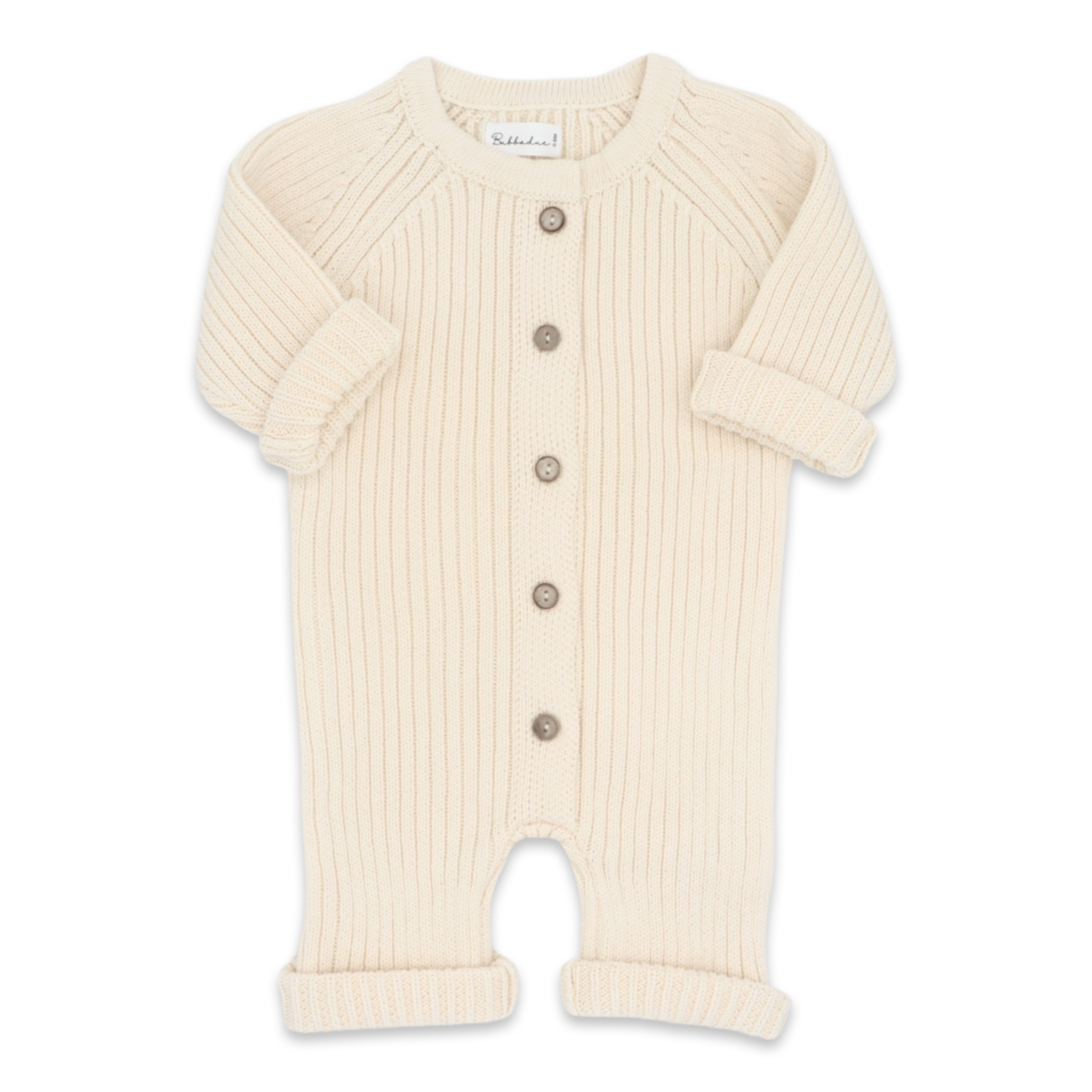 Bubbadue Knitted Winter Romper (0-6 Months) - Bubbadue