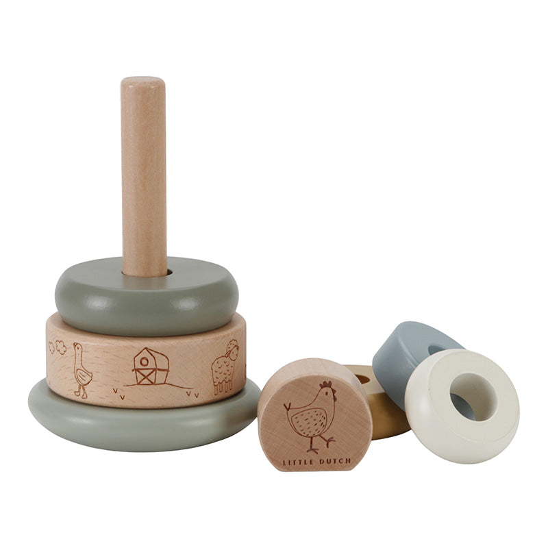 Little Dutch Wooden Tumble Stacker - Little Farm