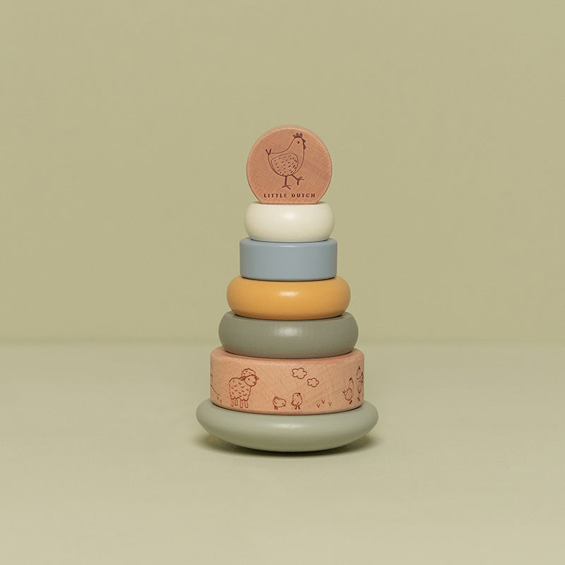 Little Dutch Wooden Tumble Stacker - Little Farm