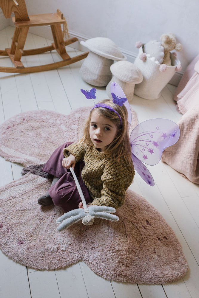 Lorena Canals Washable Rug Baby Butterfly