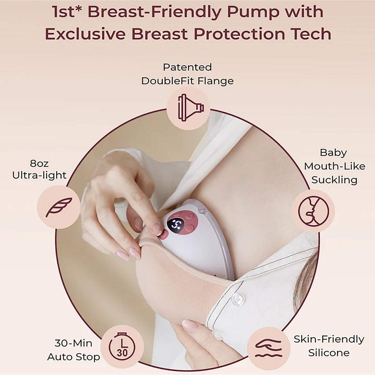 Momcozy M5 single pump charging