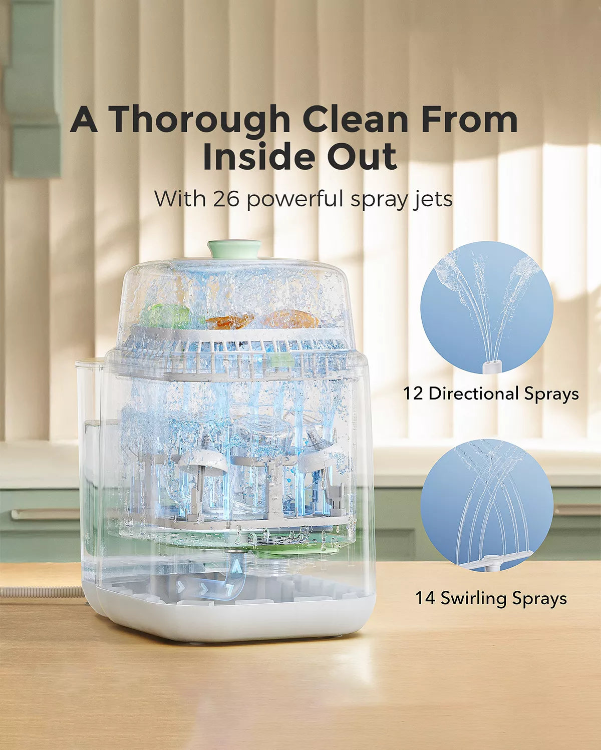 Momcozy KleanPal Pro wash cycle