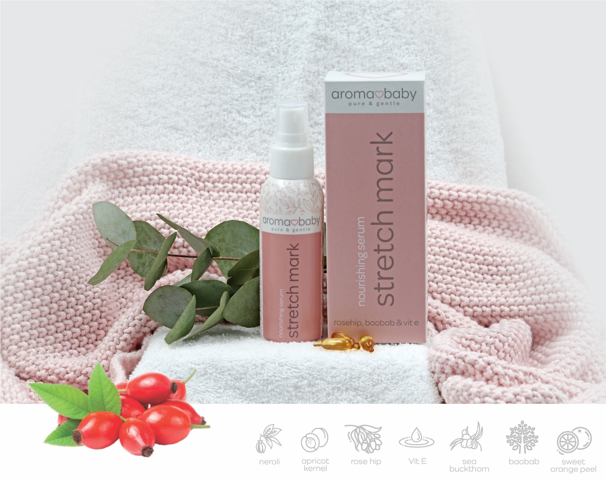 Aroma Baby Stretch Mark lifestyle