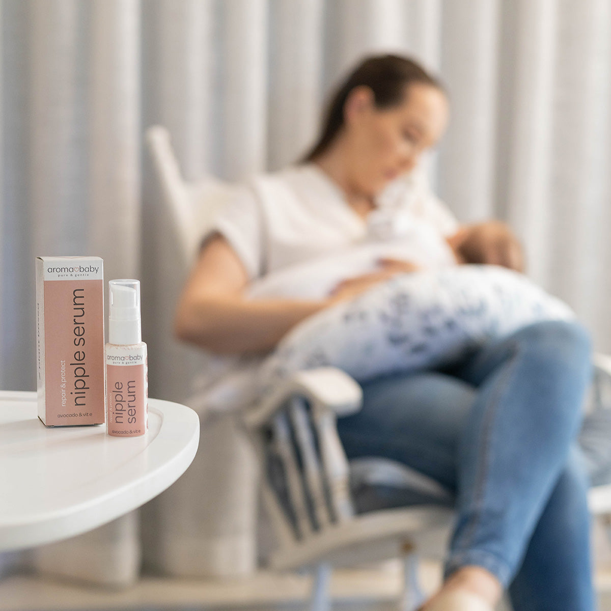 Aroma Baby Nipple Serum lifestyle