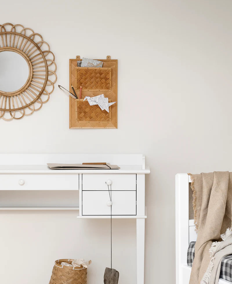 Seaside Junior Office Table - White