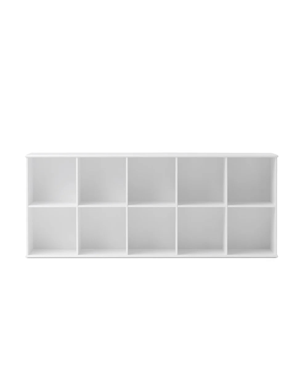 Wood Shelving Unit 5x2 With Support - Bubbadue