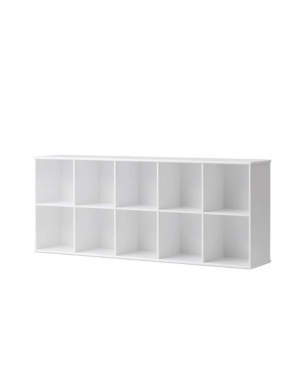 Wood Shelving Unit 5x2 With Support - Bubbadue
