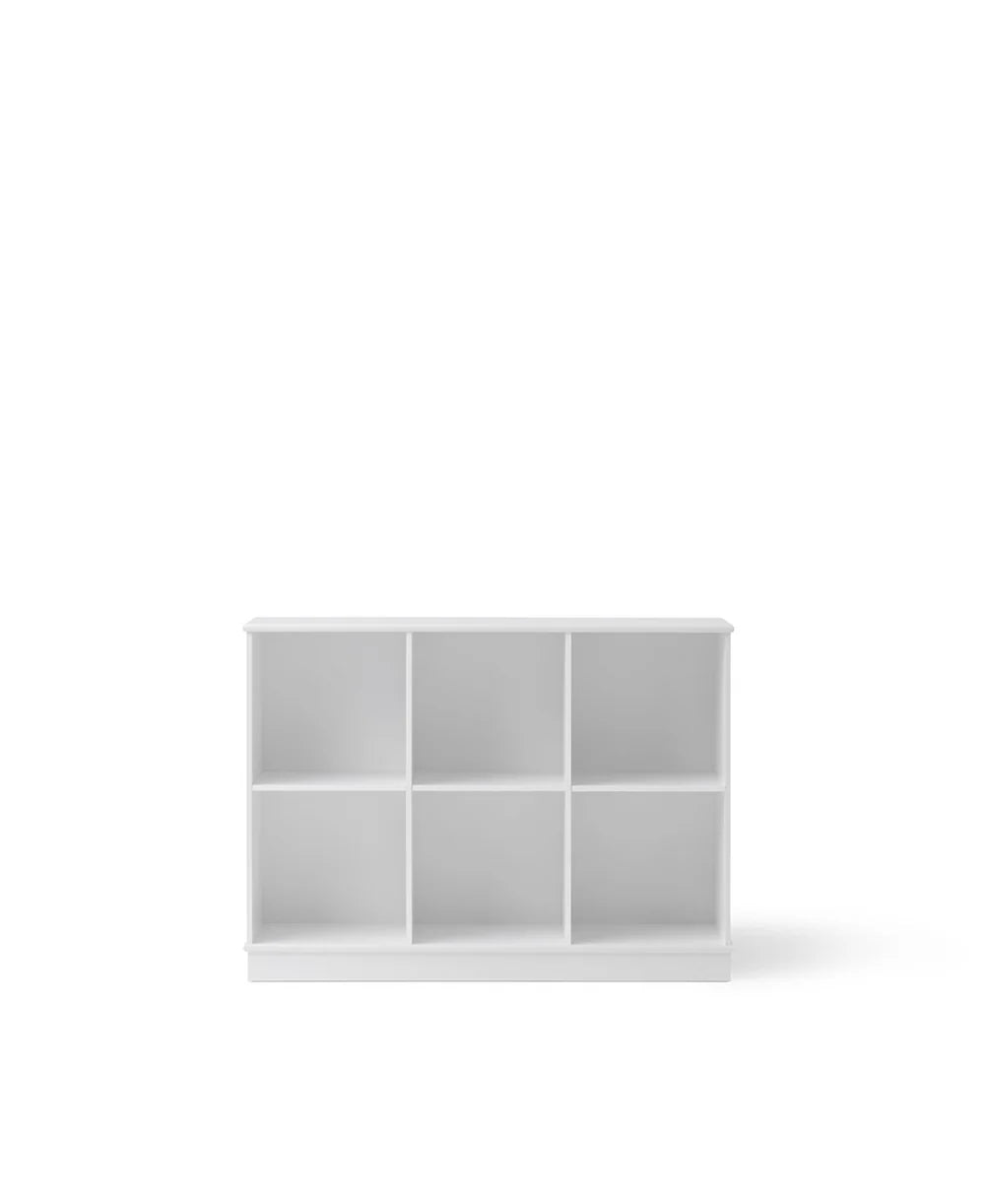Wood Shelving Unit 3x2 With Base - Bubbadue
