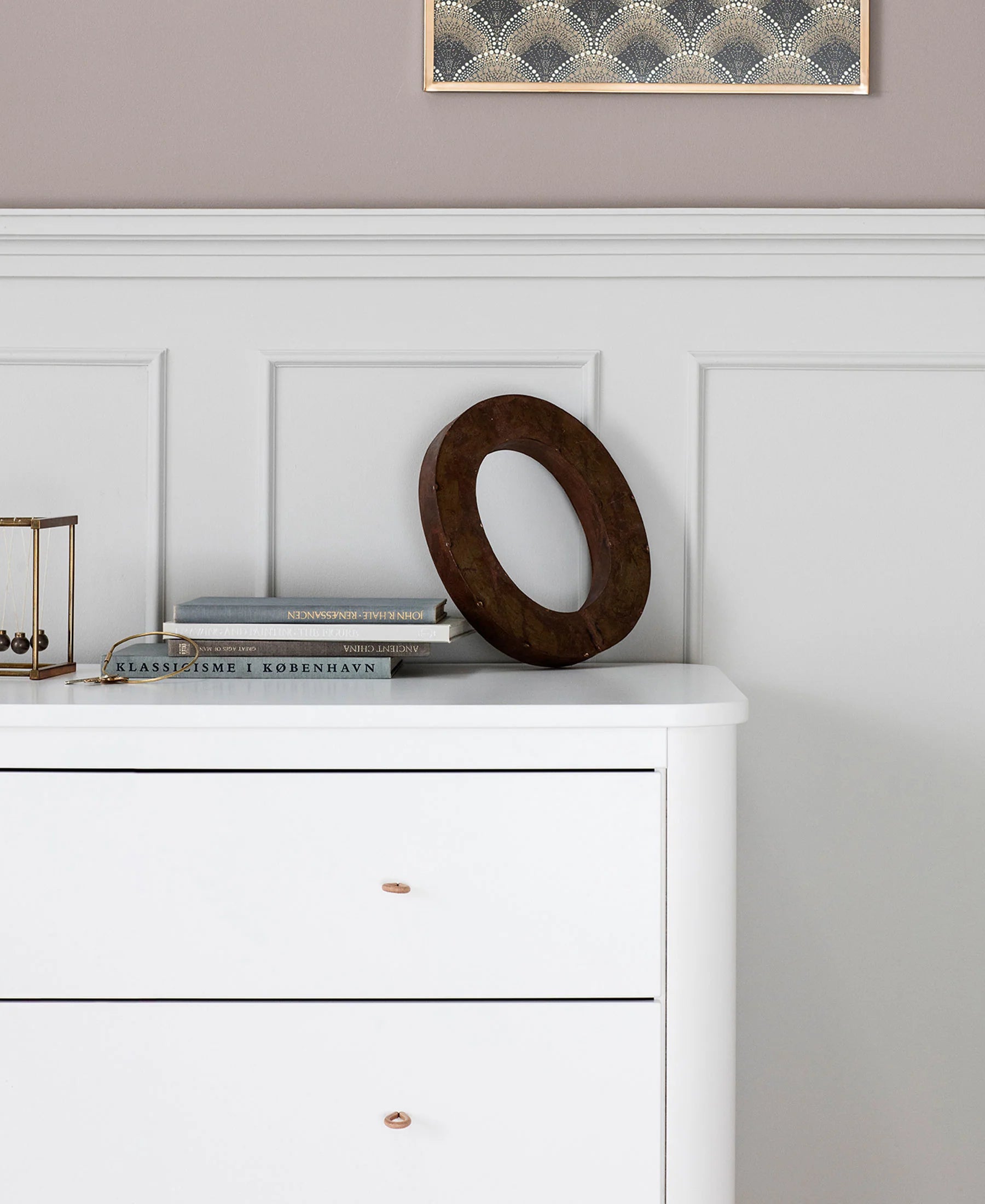 Wood Dresser 3 Drawers - White - Bubbadue