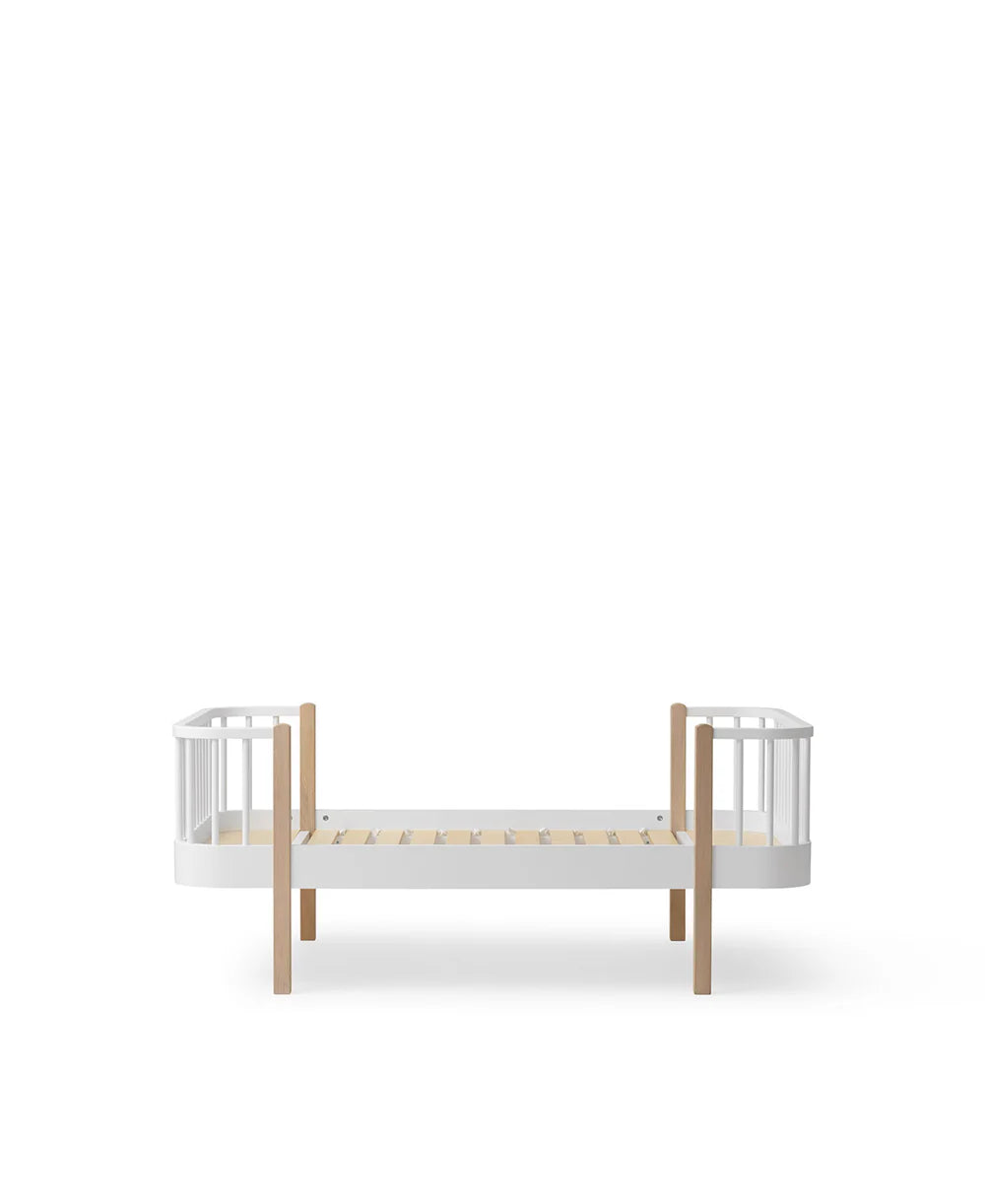 Wood Original Junior Bed - White/Oak - Bubbadue
