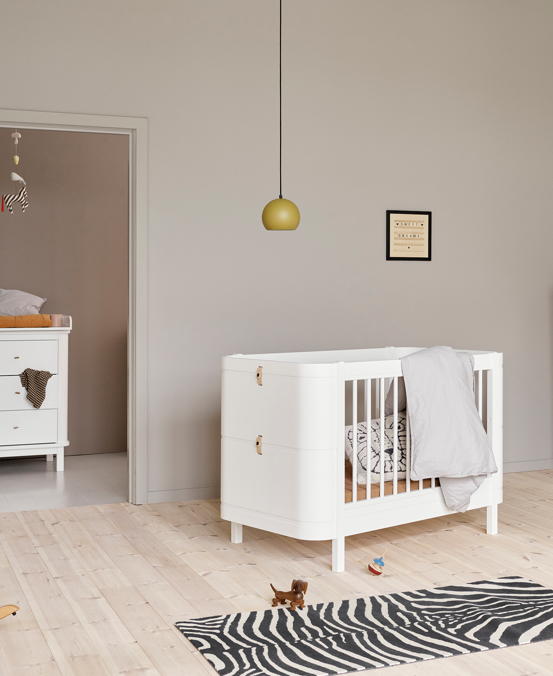 Mini+ Sibling Kit (Additional Parts To Mini+ Cot Bed Incl. Junior Kit) - White