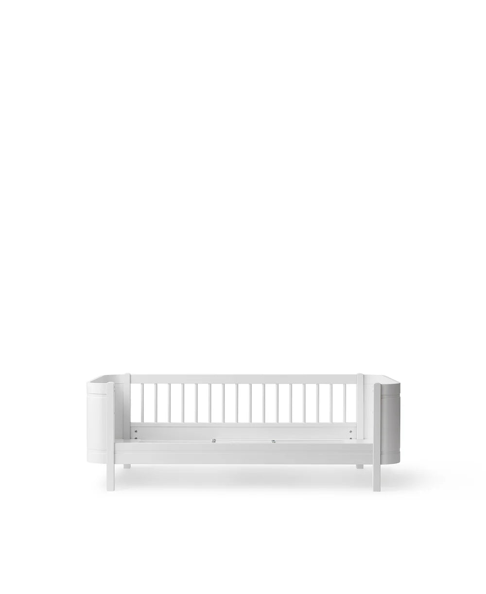 Wood Mini+ Junior Bed - White
