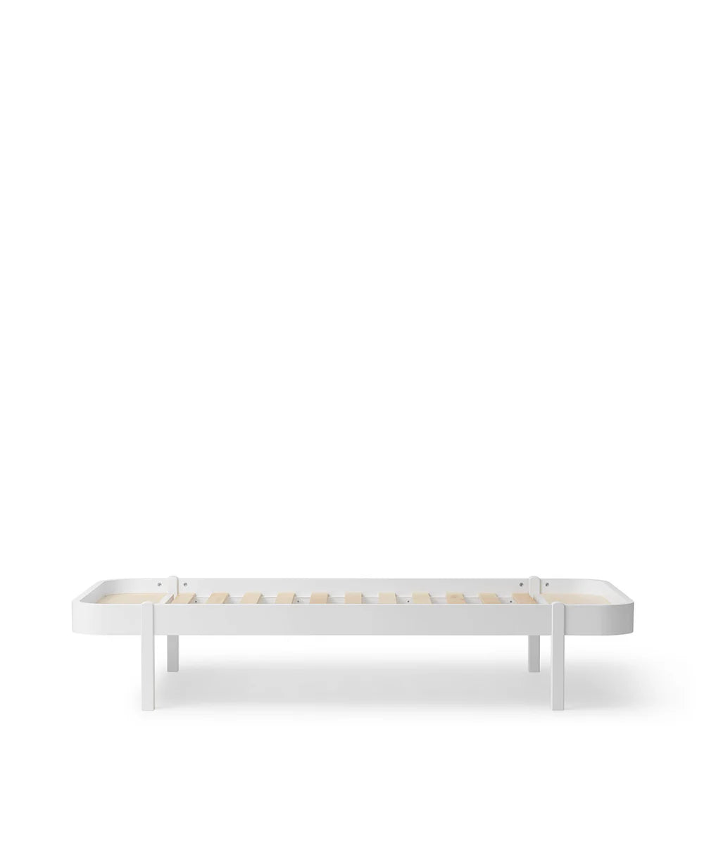Wood Lounger Bed 90 - White - Bubbadue