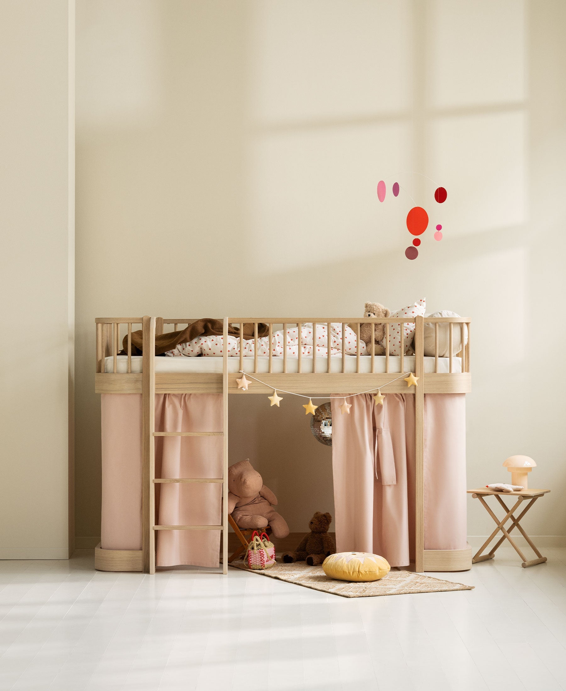Wood Original Low Loft Bed - Oak