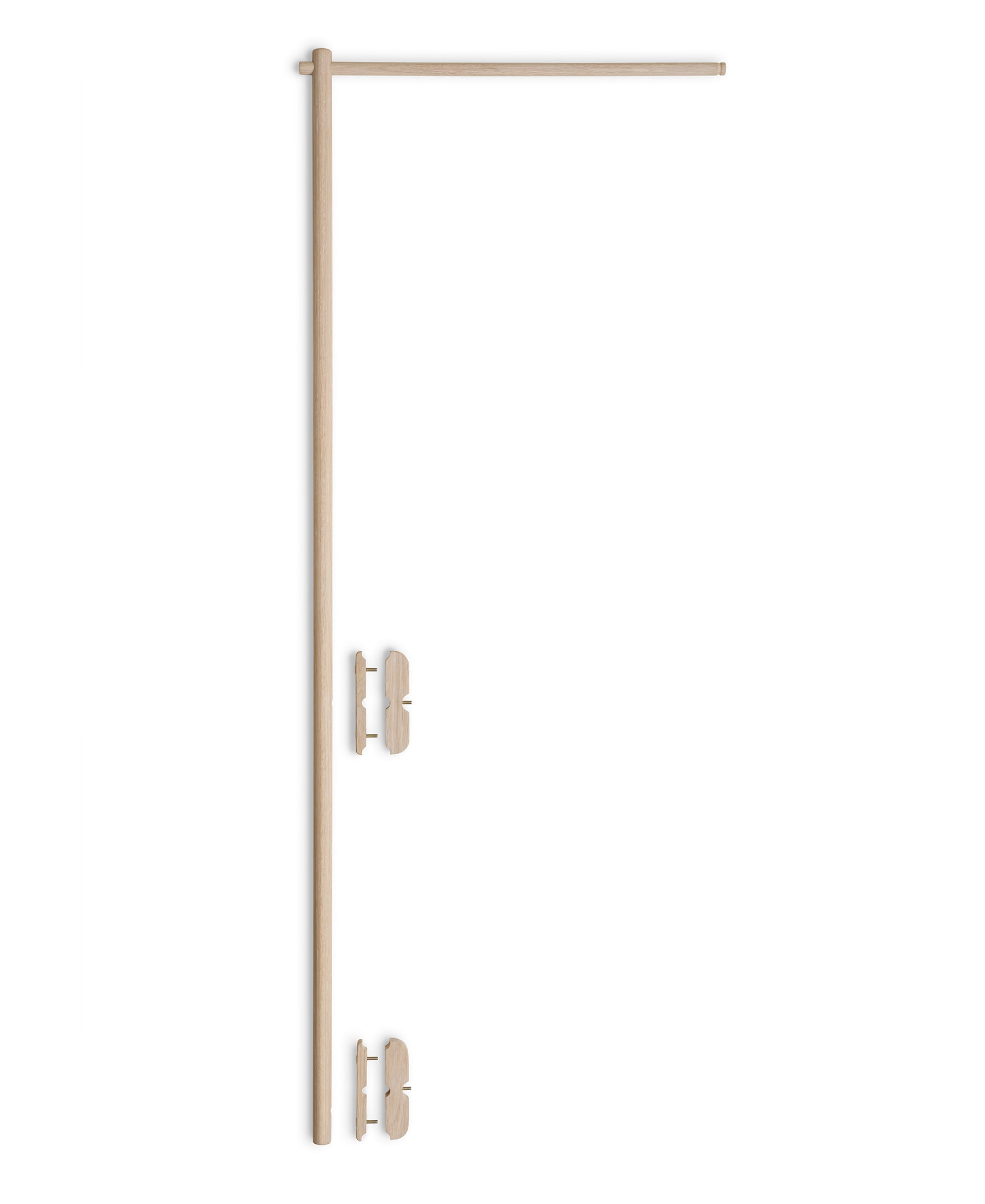 Camp Novel canopy holder for cot bed, oak