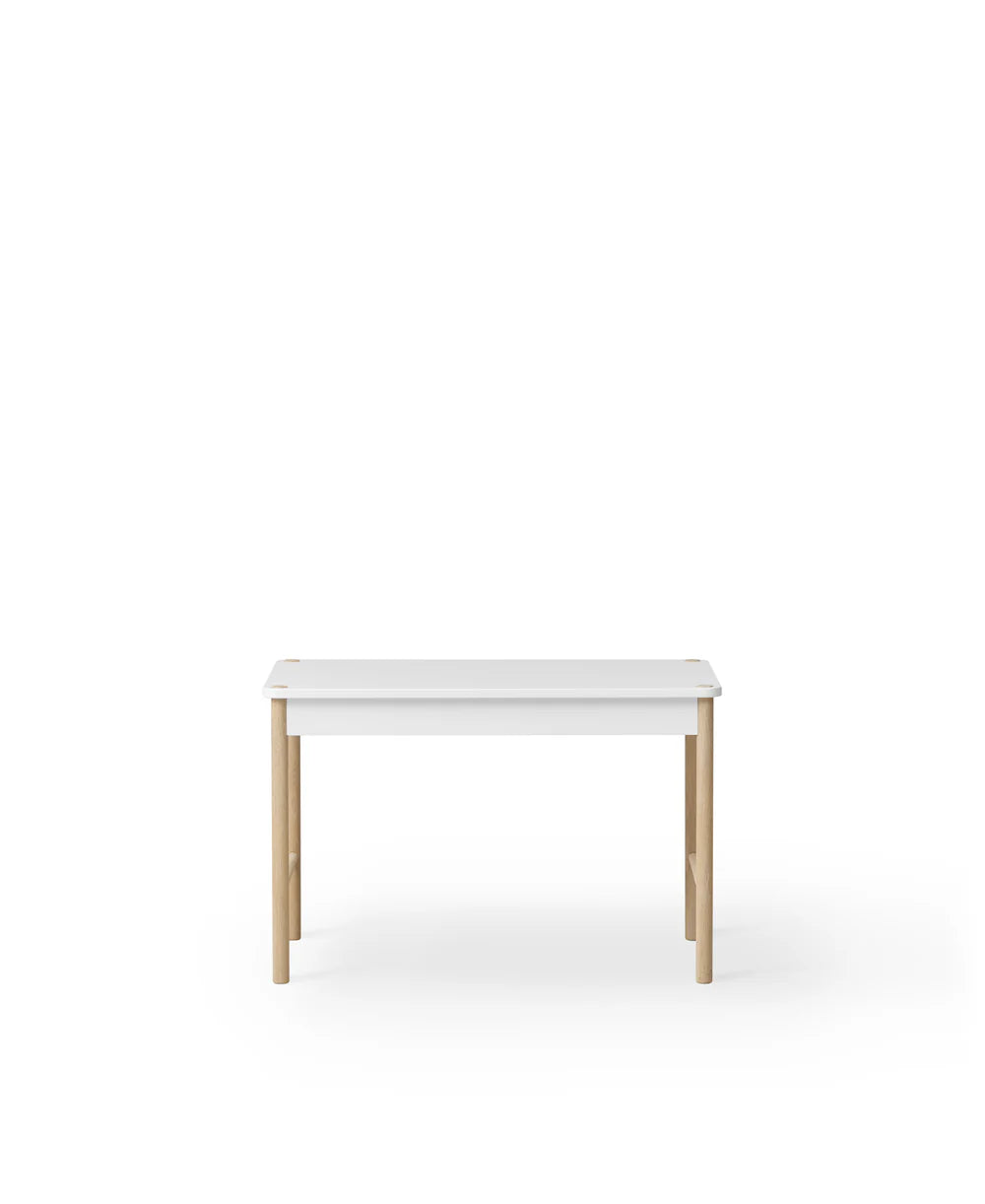 Camp Toddler Play Table - White/Oak - Bubbadue