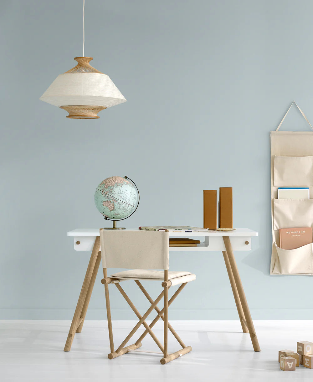 Camp Junior Desk Adjustable - White/Oak - Bubbadue