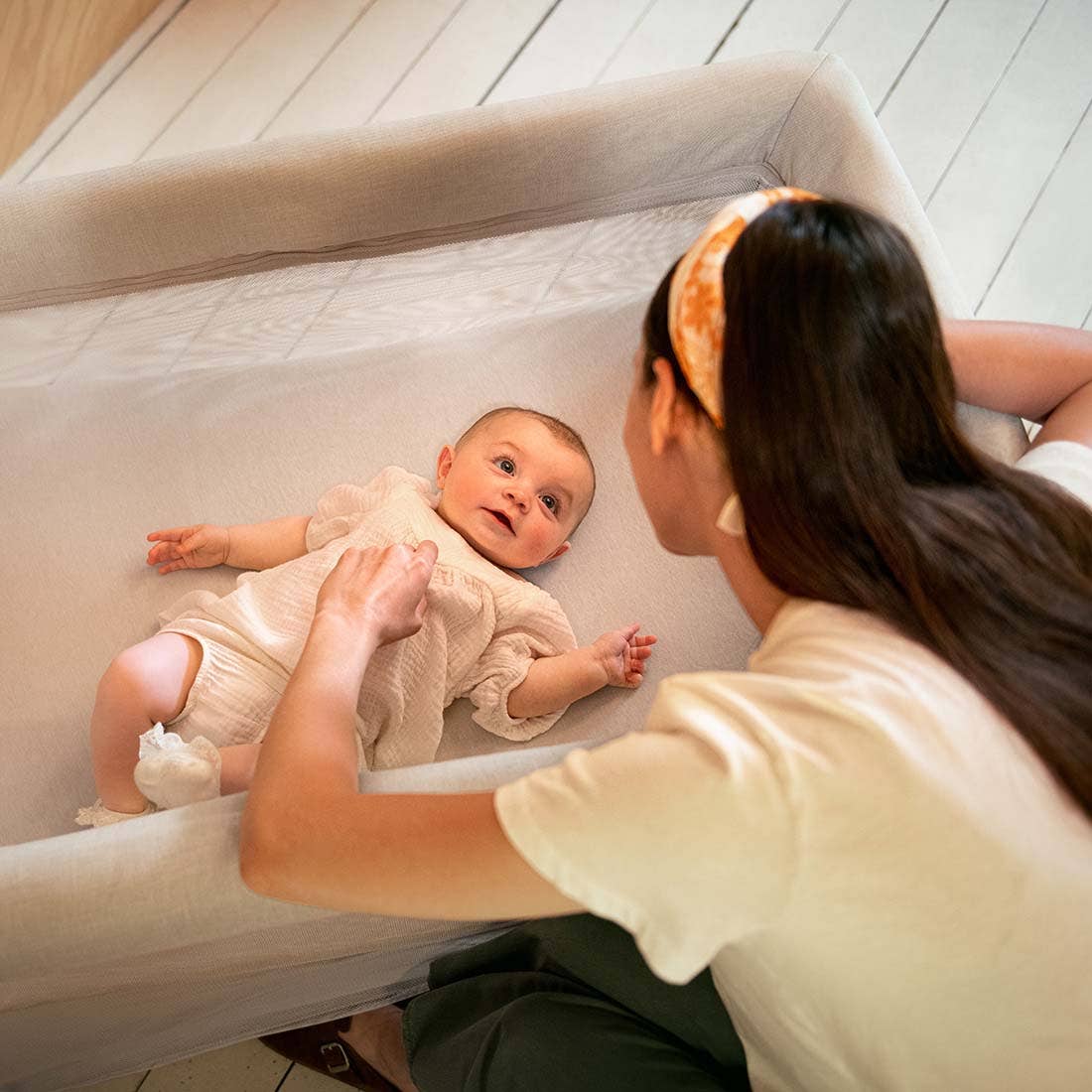 Nuna PAAL Travel Cot - Biscotti