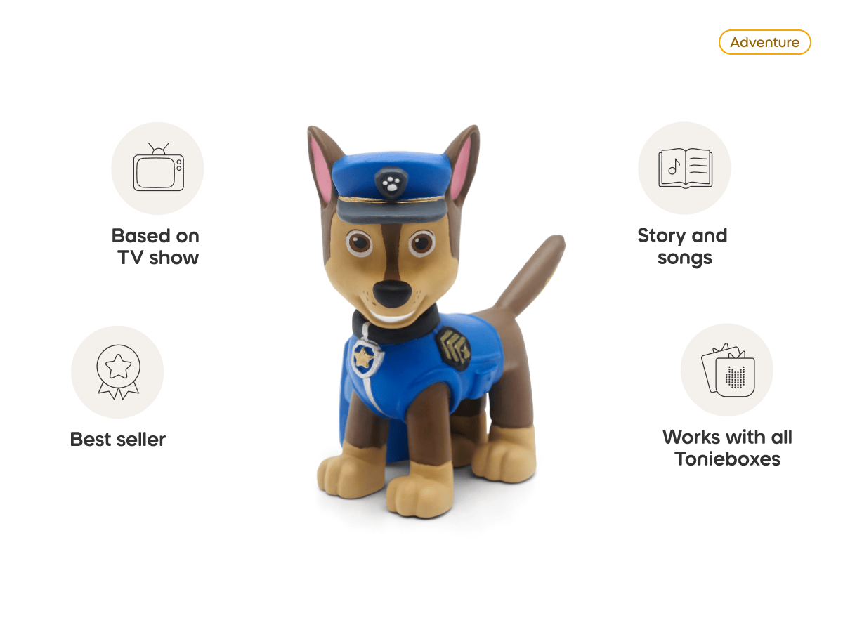 Toniebox 2 PAW Patrol Play Set, Sunset Red