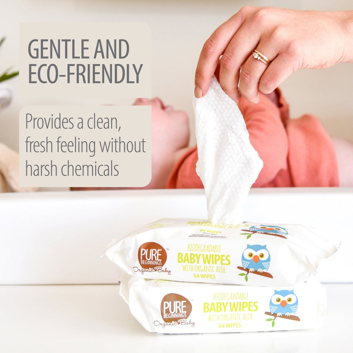 Biodegradable Baby Wipes Six Pack