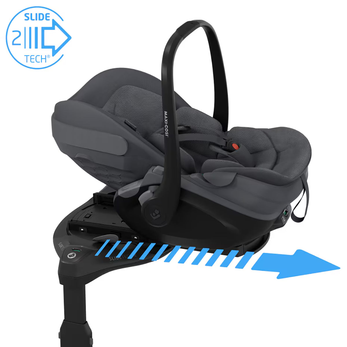 Maxi Cosi Pebble Slide Pro - Moon Graphite