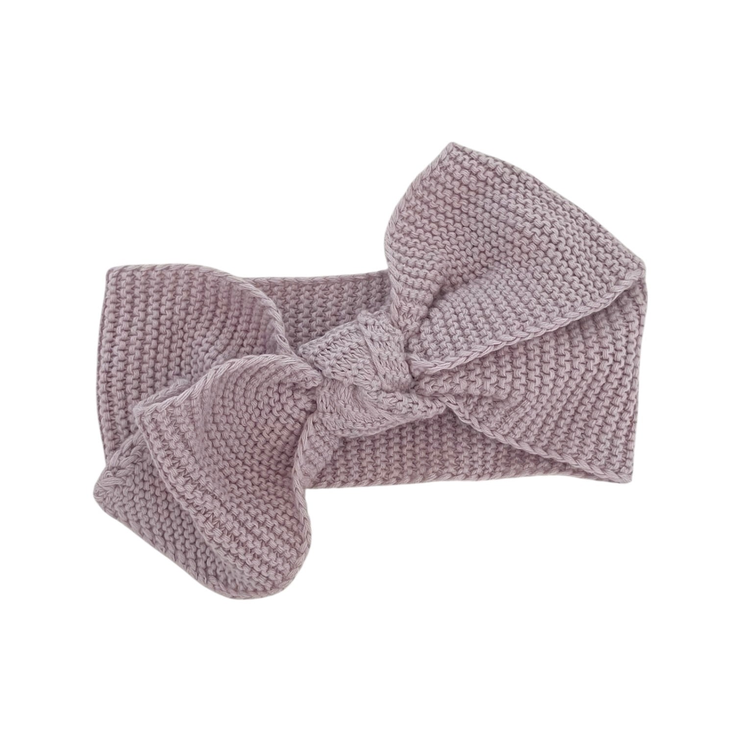 Knitted Baby Headband (0-6 Months) - Lilac